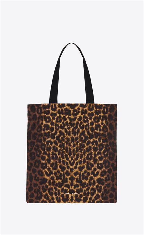 yves saint laurent shopper bag leopard|Saint Laurent handbags.